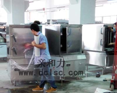 广州市12盘电磁变频蒸饭柜蒸饭车厂家