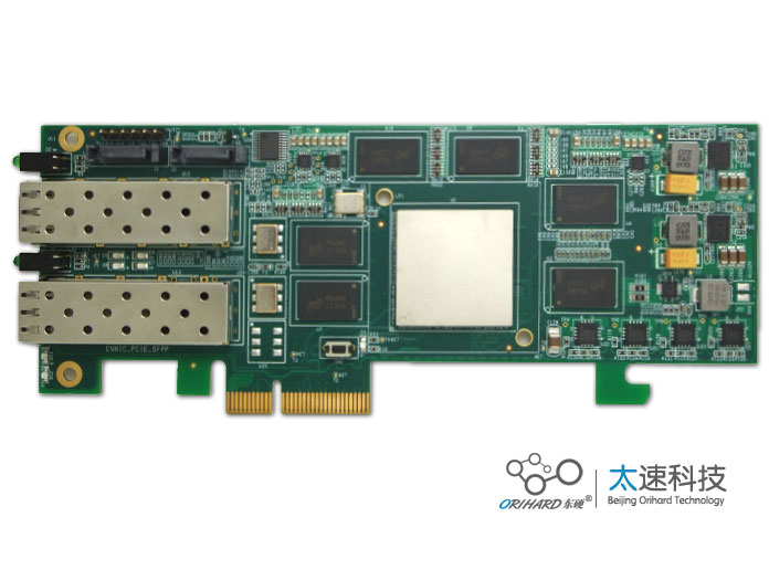 295-XilinxKintex-7X7K325T的半高PCIex4双路万兆光纤收发卡图片