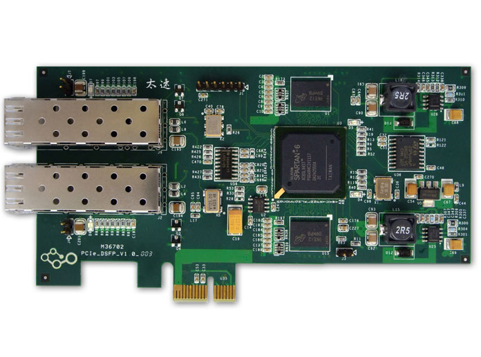 98-基于FPGASpartan6的双路光纤PCIe采集卡(2路光纤卡)98-2路光纤卡图片