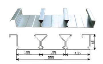 天津科信利达专业生产加工YXB65-185-555楼承板和其它型号楼承板