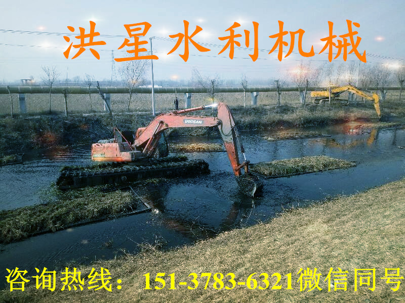 水上清淤挖掘机出租-优质服务商施工电话咨询