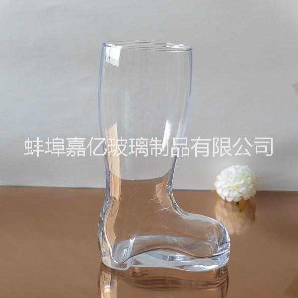 玻璃靴子啤酒杯0.5升1升啤酒杯图片
