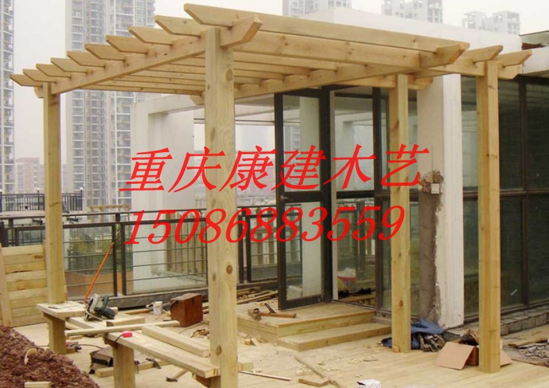 重庆市重庆葡萄架花架实木架子厂家