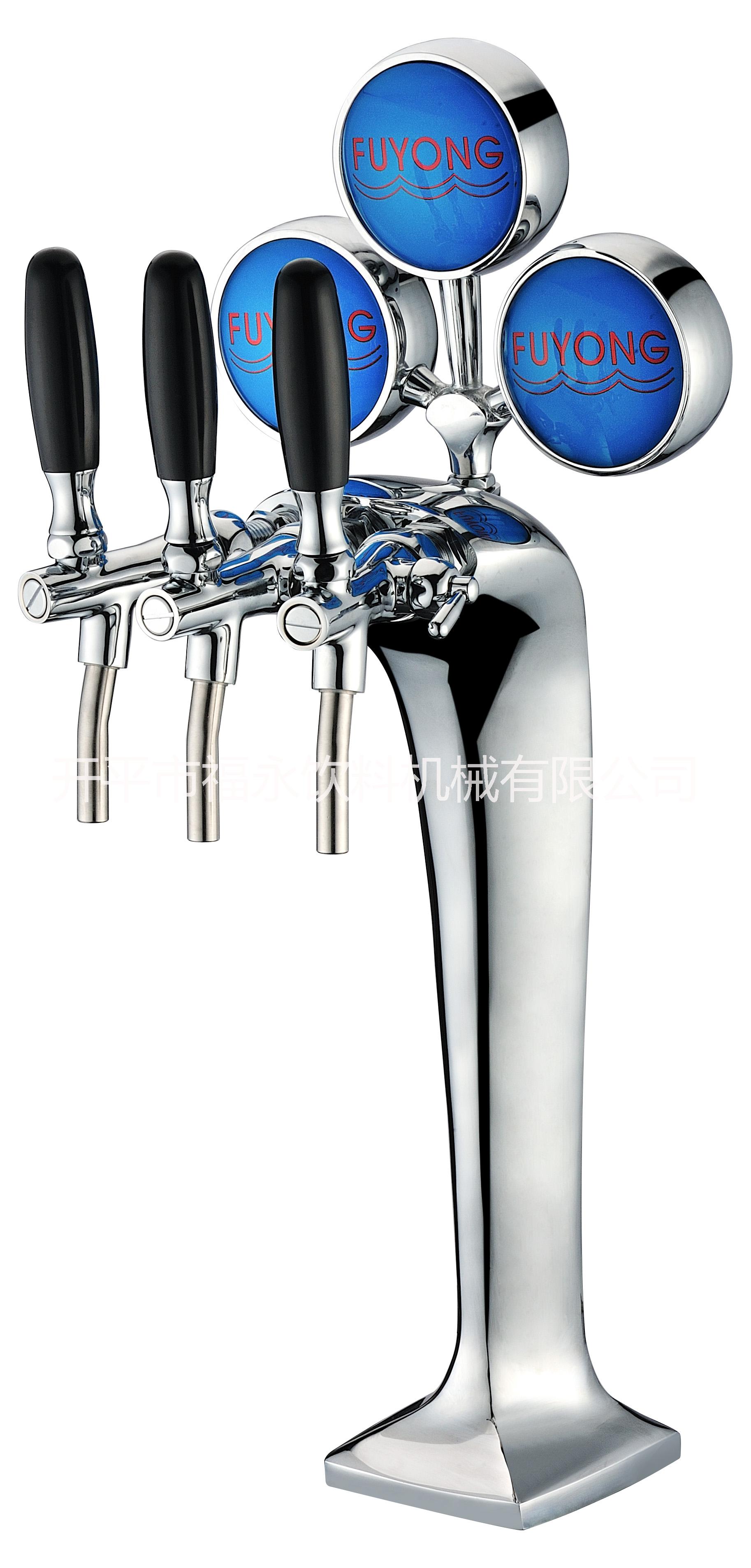 开平福永 扎啤专用 三头蛇形酒柱 酒塔 啤酒机 啤酒设备图片