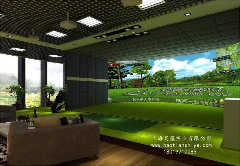 上海昊天室内高尔夫、上海昊蕴、全国、HTGOLFZON高速摄像/高尔夫模拟器HTGOLFZON高尔夫模拟器图片