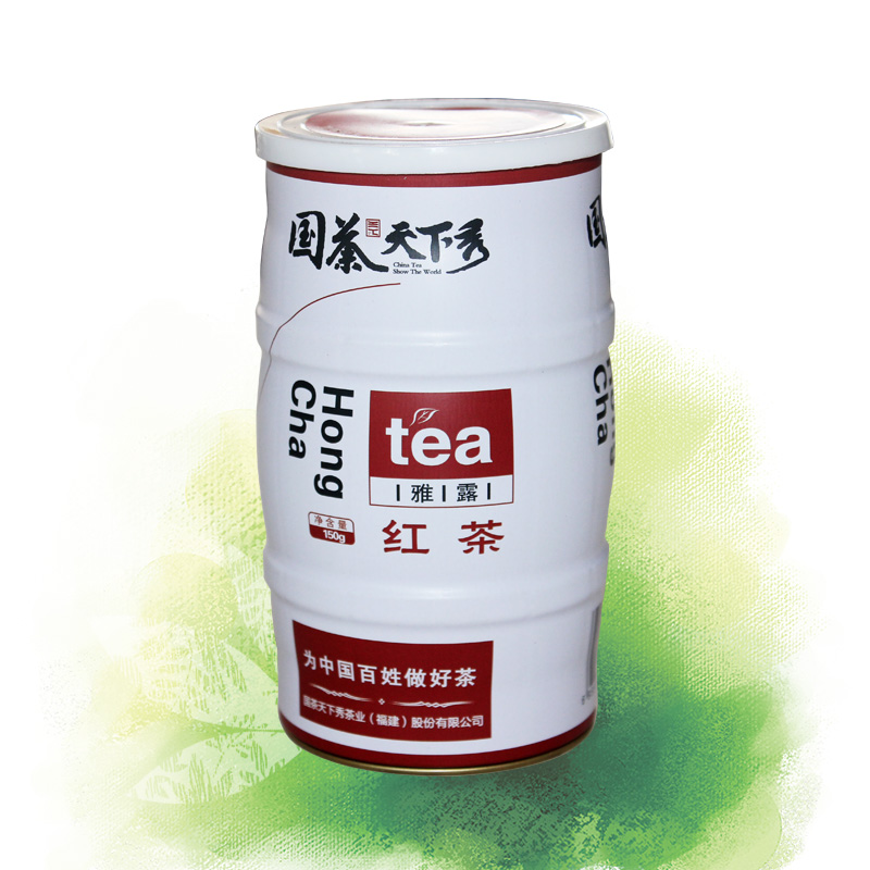 国茶天下秀雅露工夫红茶150g茶叶异形罐图片