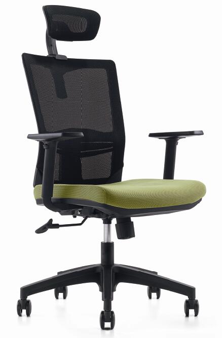 多功能网布职员椅广州头枕网布职员椅电脑椅厂家主管椅价格