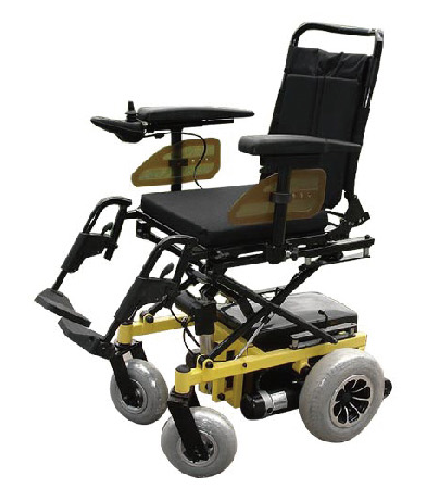 可升降电动轮椅机械杠杆升降型轮椅图片