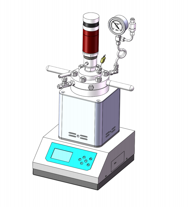 磁耦机械搅拌微型釜合肥实验室高压反应釜定制图片