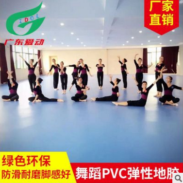 专业舞蹈地胶 PVC舞蹈教室地板 舞台地胶 幼儿园练功房塑胶地板