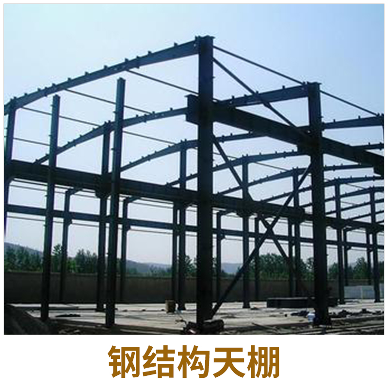 钢结构天棚 轻钢雨棚制作 彩钢板雨棚 阳光板棚出售安装