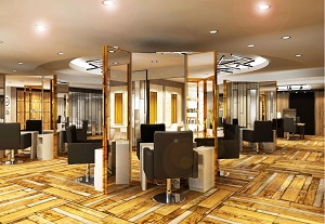 上海美发会所装修设计 香港品牌HAIR CORNE装修案例