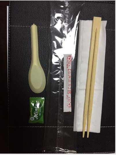 餐具制品供应 四合一套装 一次性环保餐具 四合一筷子套装可批发 一次性筷子