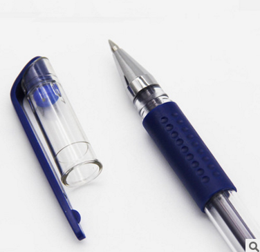 批发分销子弹头碳素笔中性笔0.5水笔文具用品 学生签字笔办公文具图片