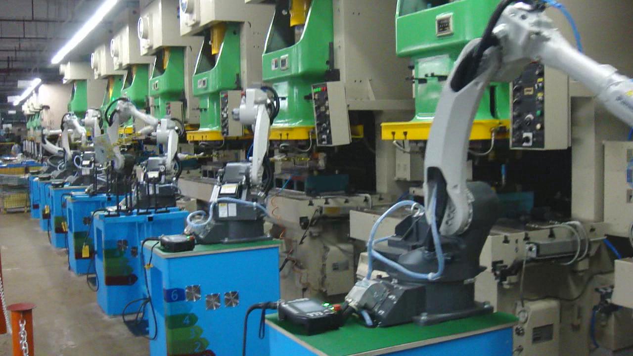 机器人冲压搬运生产线 机器人冲压搬运生产线供应商 中山泽森机械