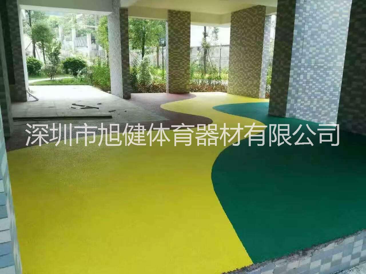 深圳市彩色EPDM塑胶地面厂家