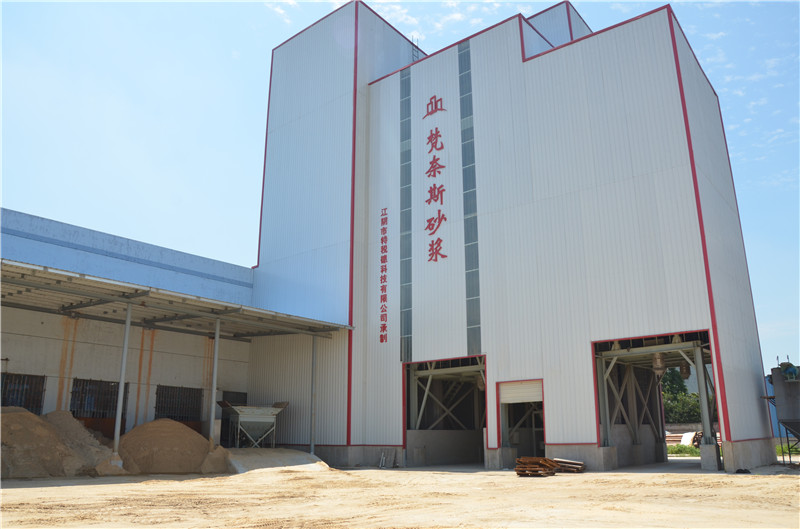 干粉砂浆成套生产设备砂浆混合搅拌机腻子粉生产设备工程建筑机械图片