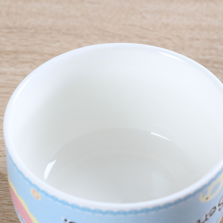 5寸面杯 真空盖保鲜面杯 直身陶瓷泡面杯  可印制LOGO