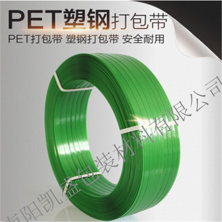 南阳 PET彩色打包带 凯盛专业生产强拉力绿色加气砖专用捆扎带