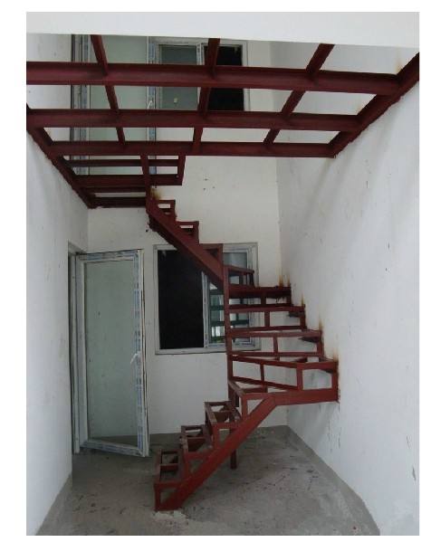 苏州钢结构阁楼，钢结构楼梯，护栏