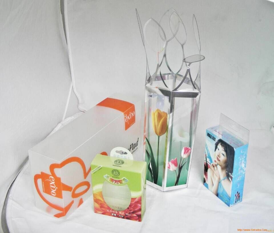 深圳西乡厂家供应透明印刷pvc塑料胶盒图片