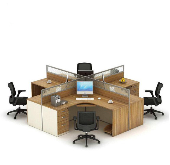 广东办公桌厂家批发生产厂家办公室桌椅组合屏风卡位电脑桌图片