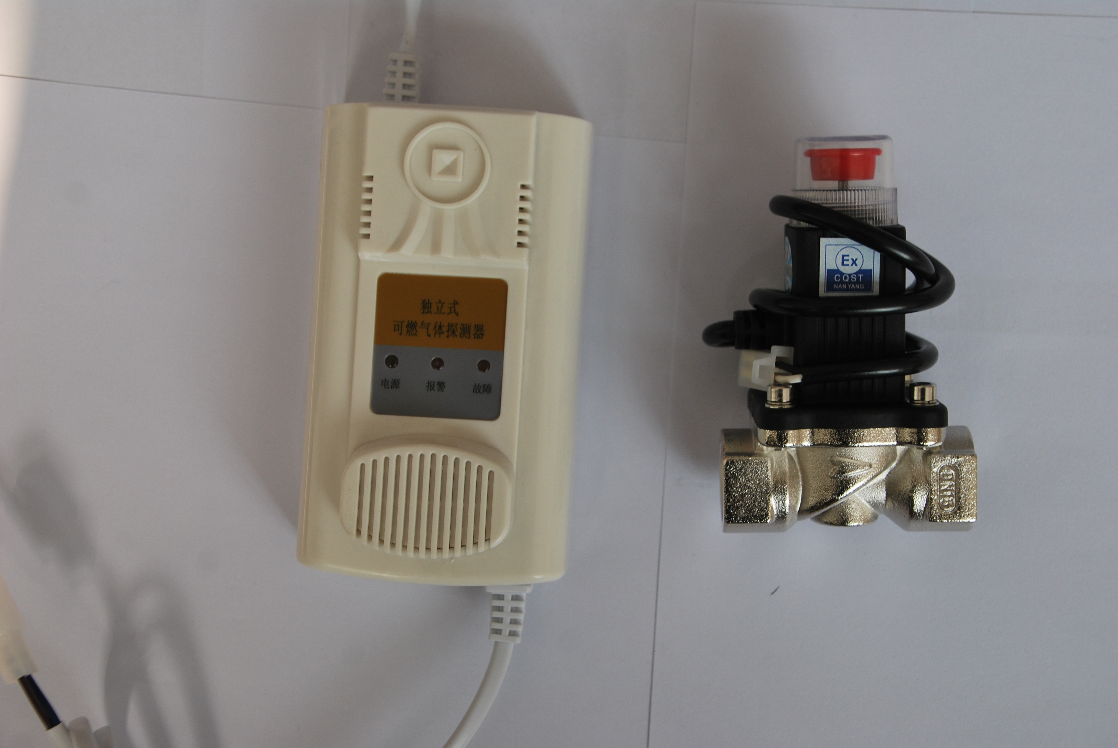 家用燃气报警器加电磁阀/型号：DN-D1000图片