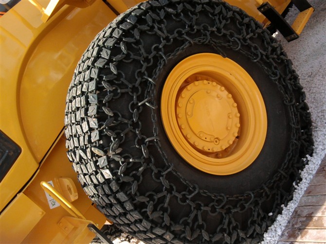 23.5-25大方节加密型轮胎保护链，钢厂专用加密轮胎保护链，装载机保护链