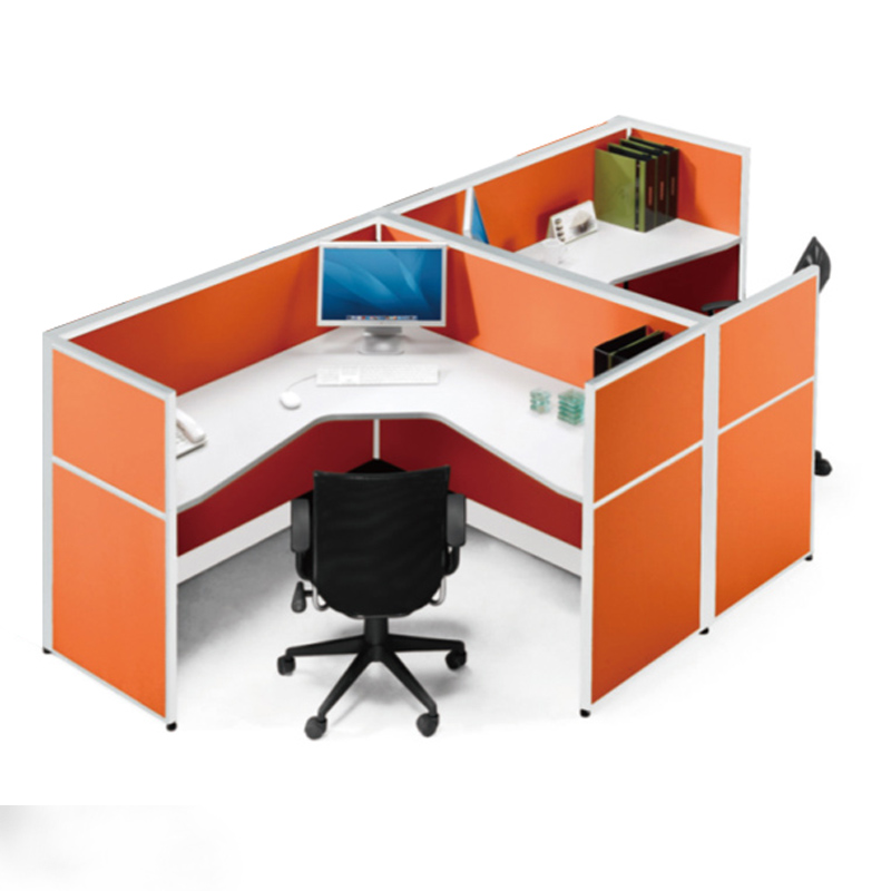 现代办公家具 4人办公桌 职员桌椅组合 6人位屏风办公桌 办公桌屏风