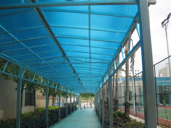 淮北供应温室养殖棚中空阳光板透明批发