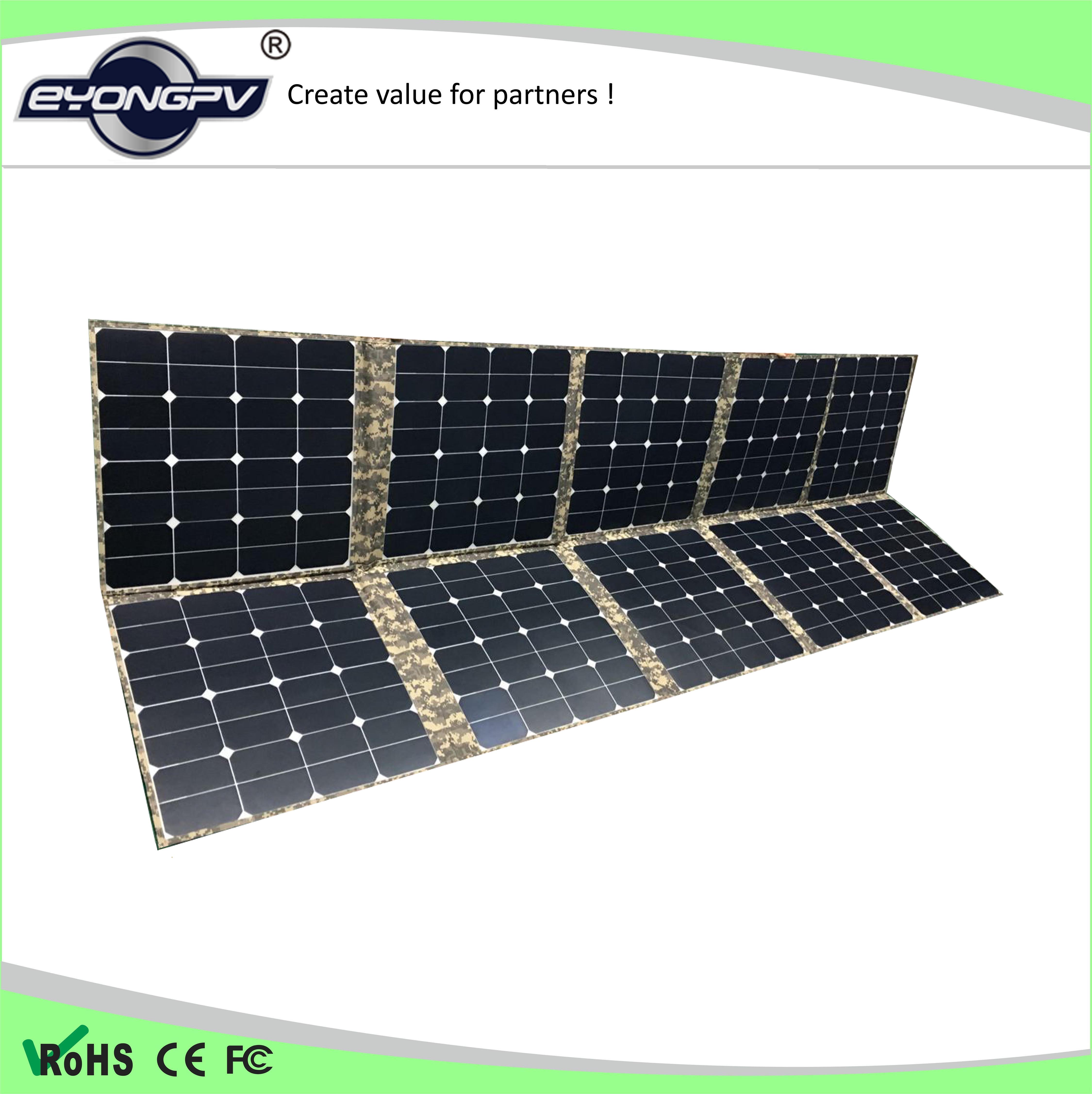 500W便携式太阳能充电包 迷彩批发