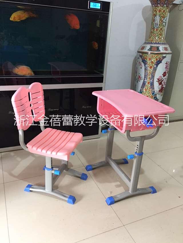 浙江学校学生单人课桌椅  2017年新小学生课桌椅采购