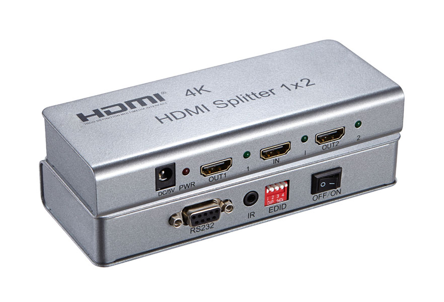深圳市HDMI工厂直销1进2出4KHDMI分配器图片