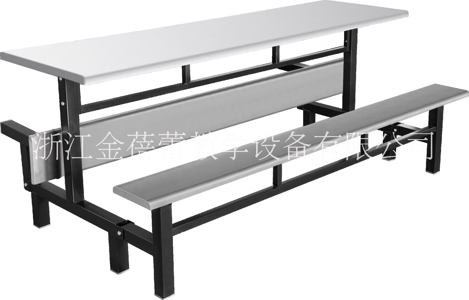 浙江不锈钢拆叠式餐桌定做 学校多功能八人食堂圆凳餐桌批发