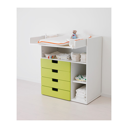 儿童书桌  IKEA 宜家工厂定制批发 斯多瓦 婴儿 换衣桌, 白色 儿童书桌