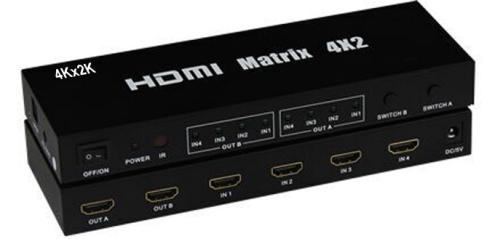 深圳市HDMI厂家4KHDMI矩阵4X2批发直售图片