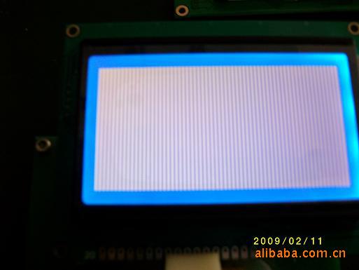 蓝底白字液晶显示模块,12864LCD液晶屏图片