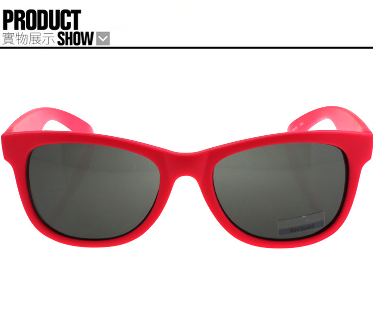 梅红色框架眼镜 厂家直销太阳镜 新款太阳镜 太阳镜批发