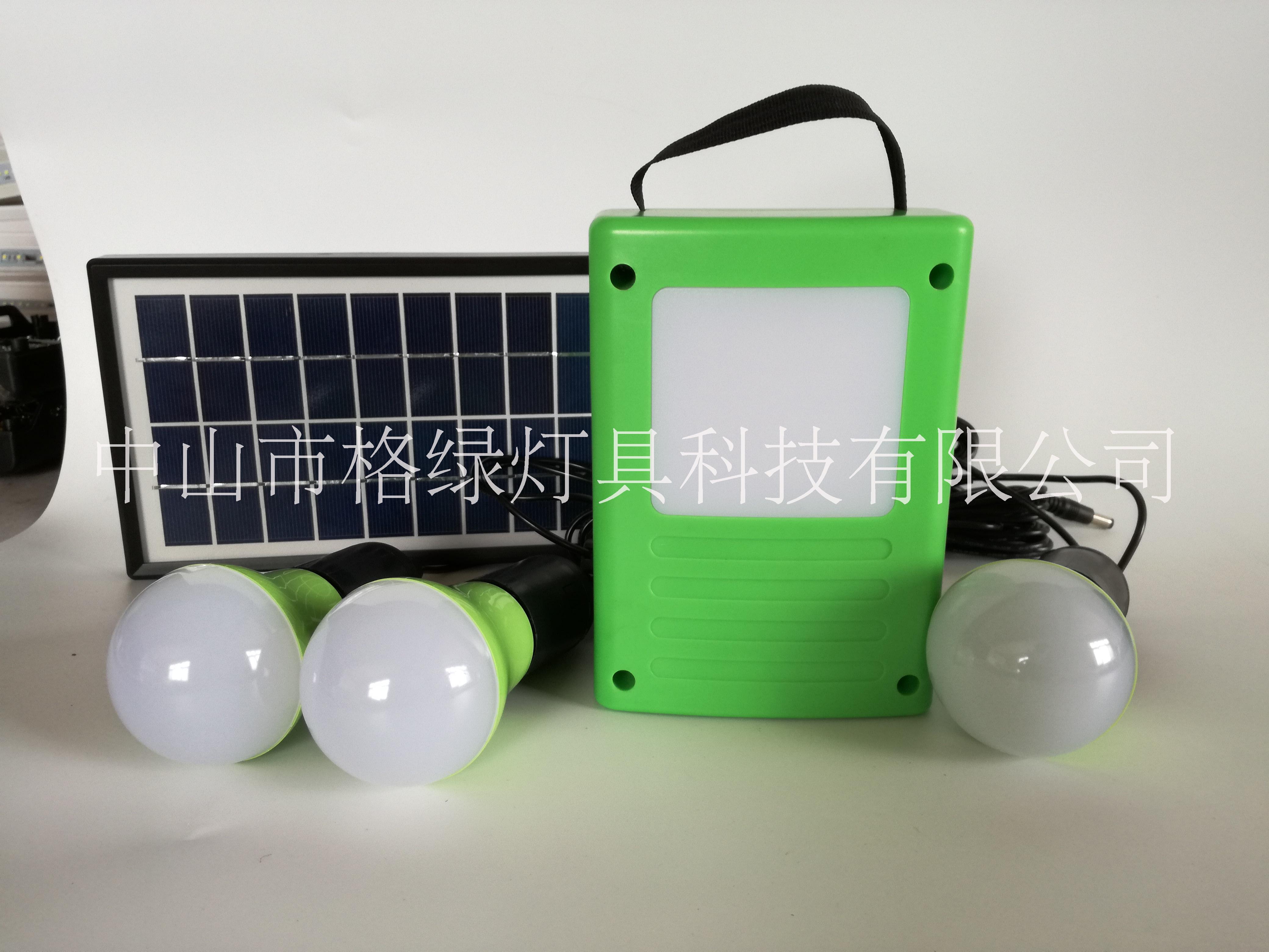 中山市格绿灯具科技有限公司专业生产家用太阳能光伏发电机
