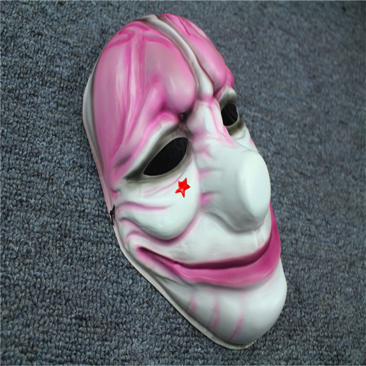 东莞面具厂直销cosplay脑袋红面具 定制喷油铜模 定做喷油模
