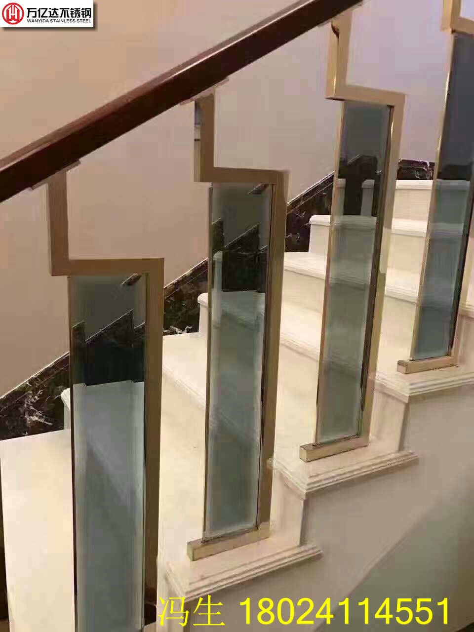 万亿达不锈钢楼梯扶手系列 不锈钢楼梯扶手 厂家直销