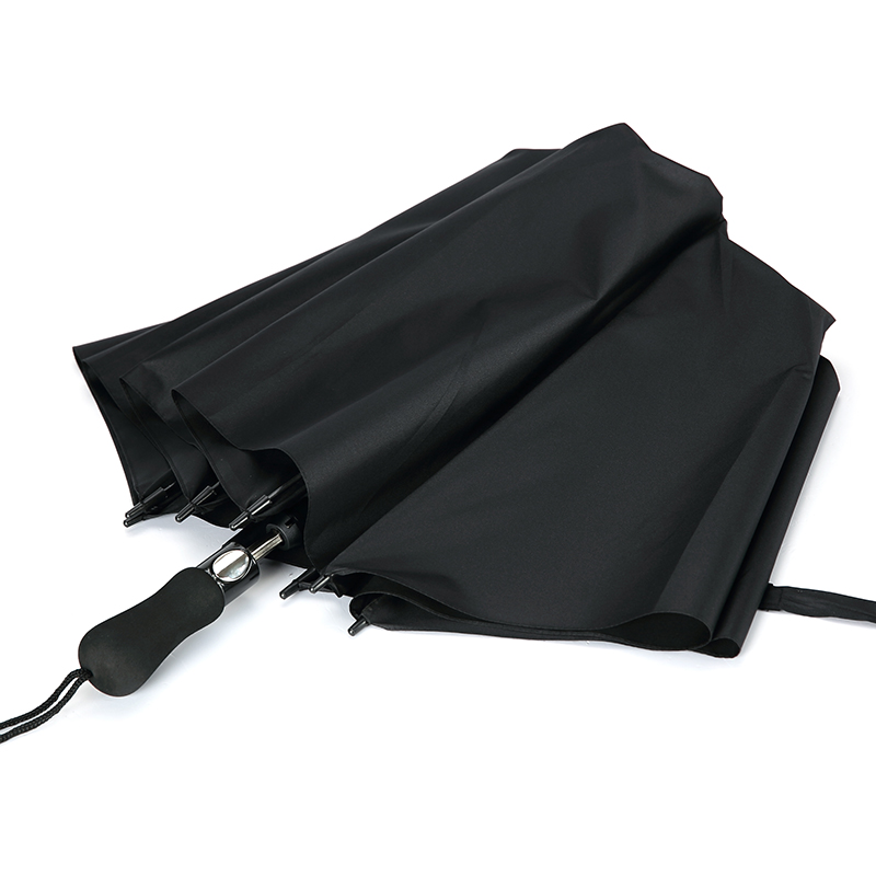 厂家直销二折高尔夫伞 纤维27寸高尔夫伞 自动双人版高尔夫雨伞