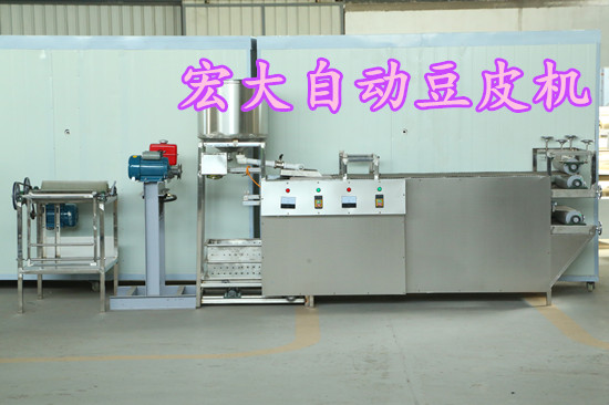 青岛全自动豆皮机设备 宏大豆皮机生产线设备 豆皮机哪里有卖的