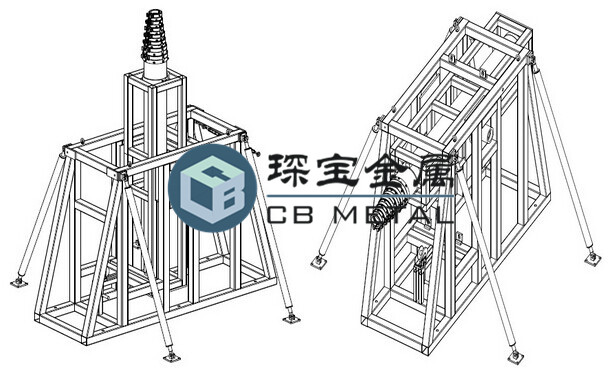 琛宝QD-022气动桅杆 气动升降杆 厂家直销 价格实惠 可定制