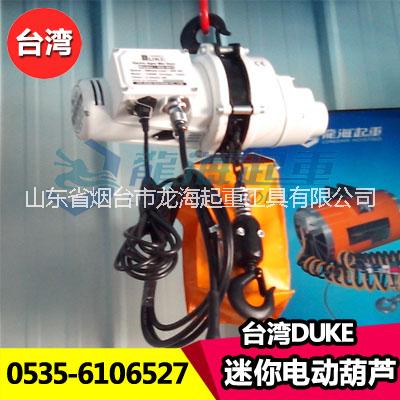 DUKE迷DUKE迷你环链电动葫芦，台湾DUKE品牌产品，保期12个月你环链电动葫芦图片
