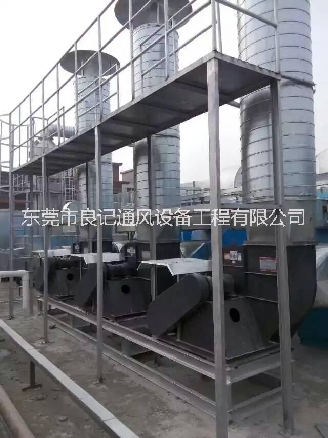 东莞通风排气工程工业除尘废气工程风管加工厂房降温不锈钢风管安装