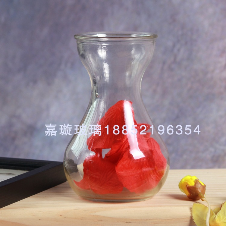 风信子玻璃花瓶 种球花瓶插花花瓶 水培玻璃花瓶 可定制