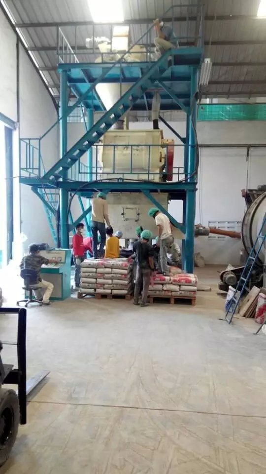 太原干粉砂浆成套设备郑州腻子粉设备厂家供应图片