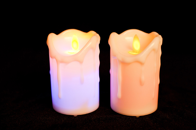 电子蜡烛浪漫LED蜡烛灯玫瑰心形 电子蜡烛浪漫LED蜡烛灯表白图片