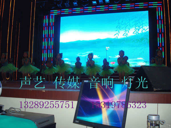 西安租赁音箱 灯光 LED屏幕 舞台背景图片